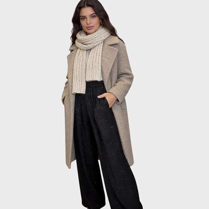 Patricia | Pantalón de Pierna Ancha con Brillos