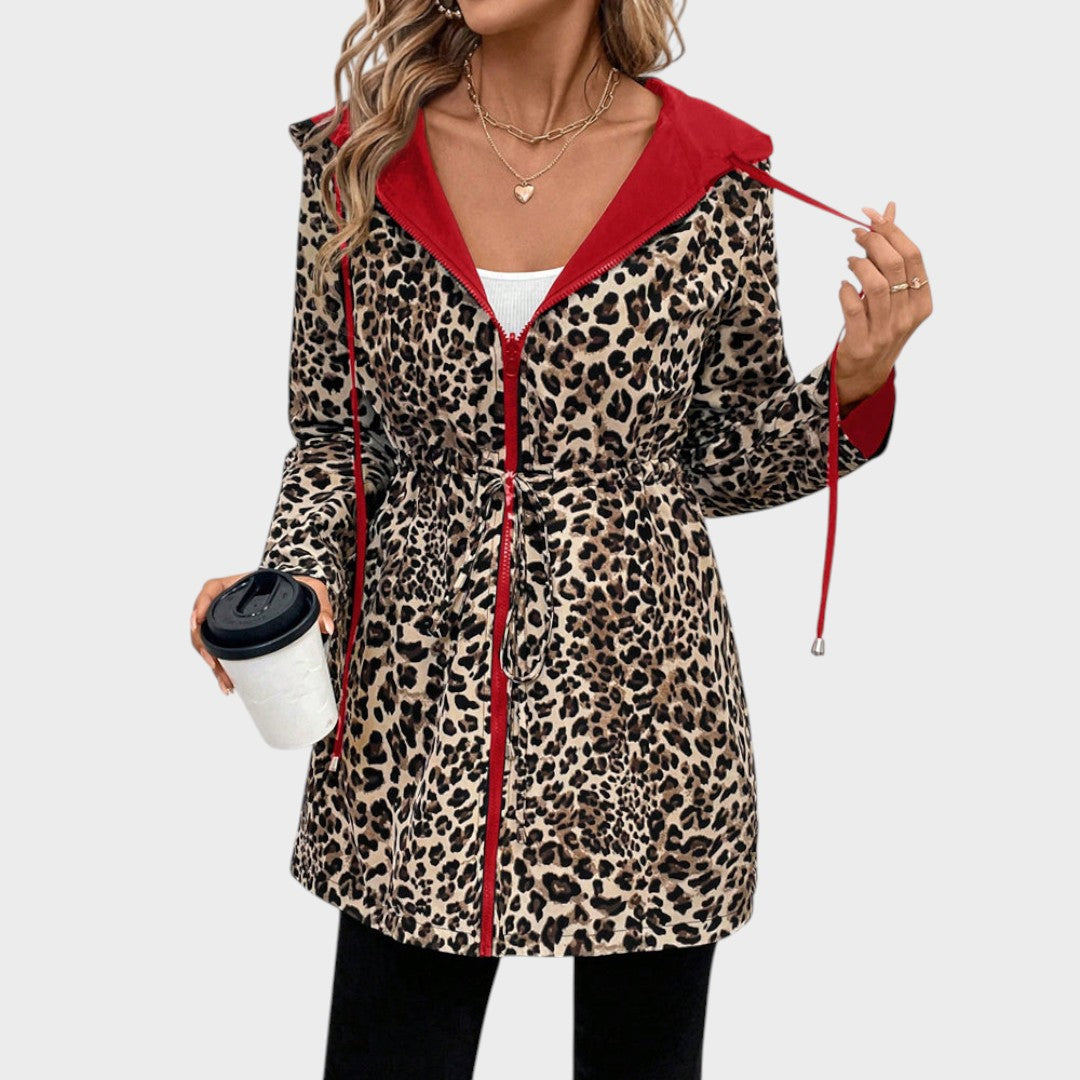 Nadia | Abrigo Reversible con Animal Print