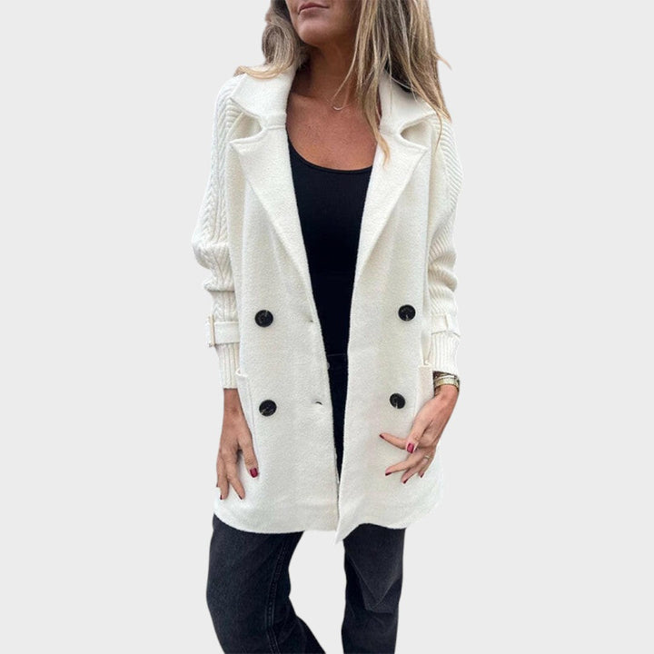Lucila | Abrigo Midi Cruzado de Doble Botonadura