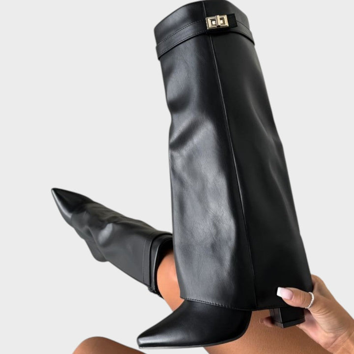 Luna | Botas de Cuero de Caña Alta