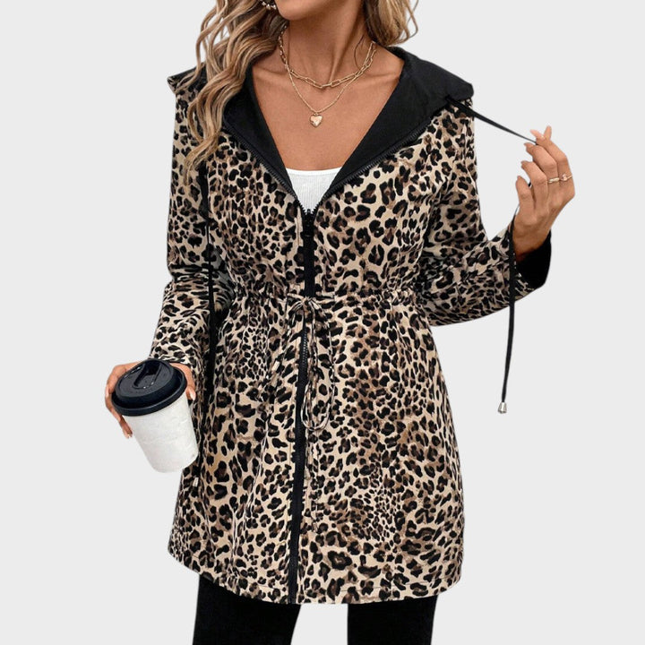 Nadia | Abrigo Reversible con Animal Print