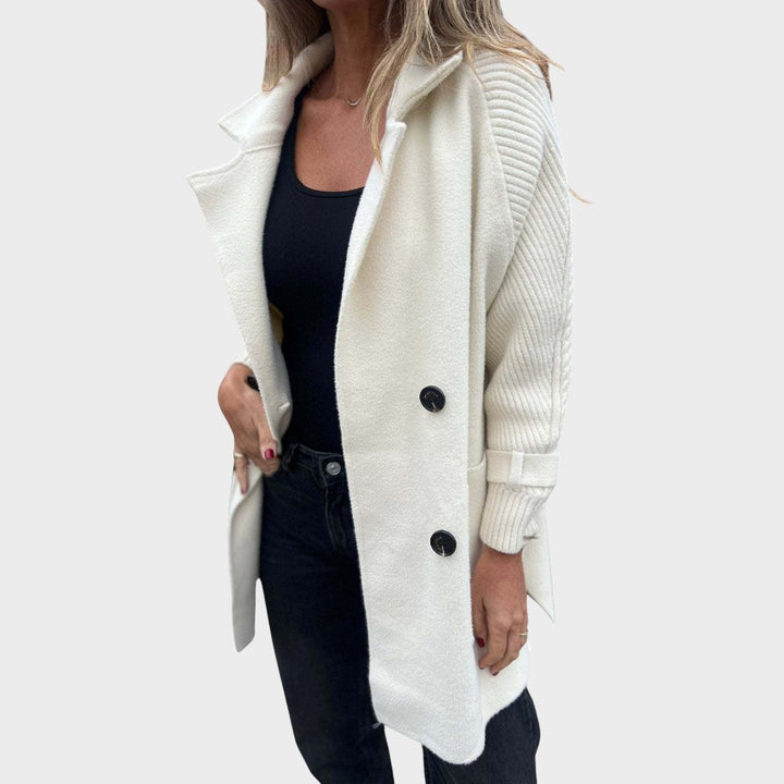 Lucila | Abrigo Midi Cruzado de Doble Botonadura