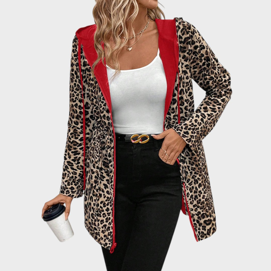 Nadia | Abrigo Reversible con Animal Print
