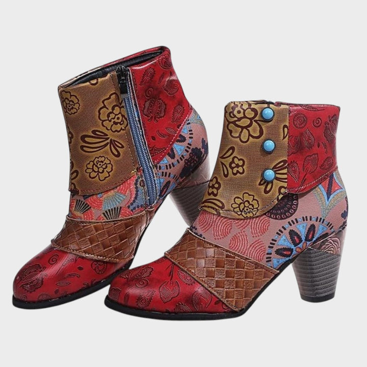 Mina | Botinetas Cortas con Estampado
