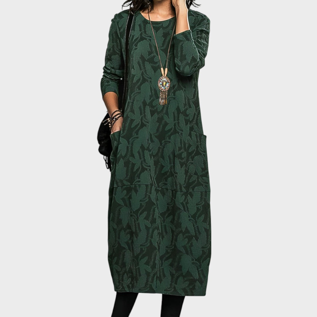 Rufina | Vestido Elegante de Manga Larga