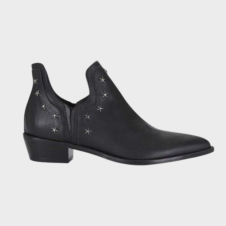 Estrella | Botinetas de Cuero con Punta