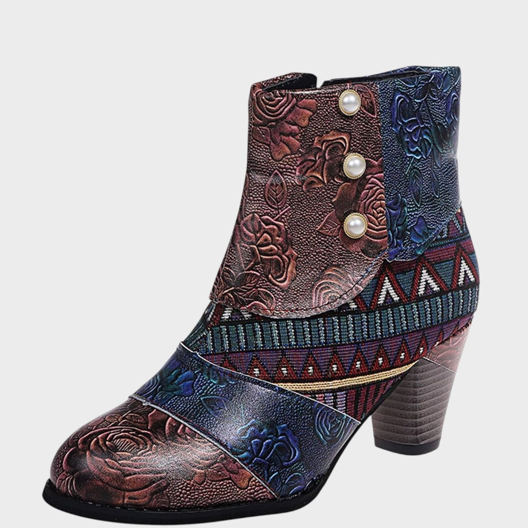 Mina | Botinetas Cortas con Estampado