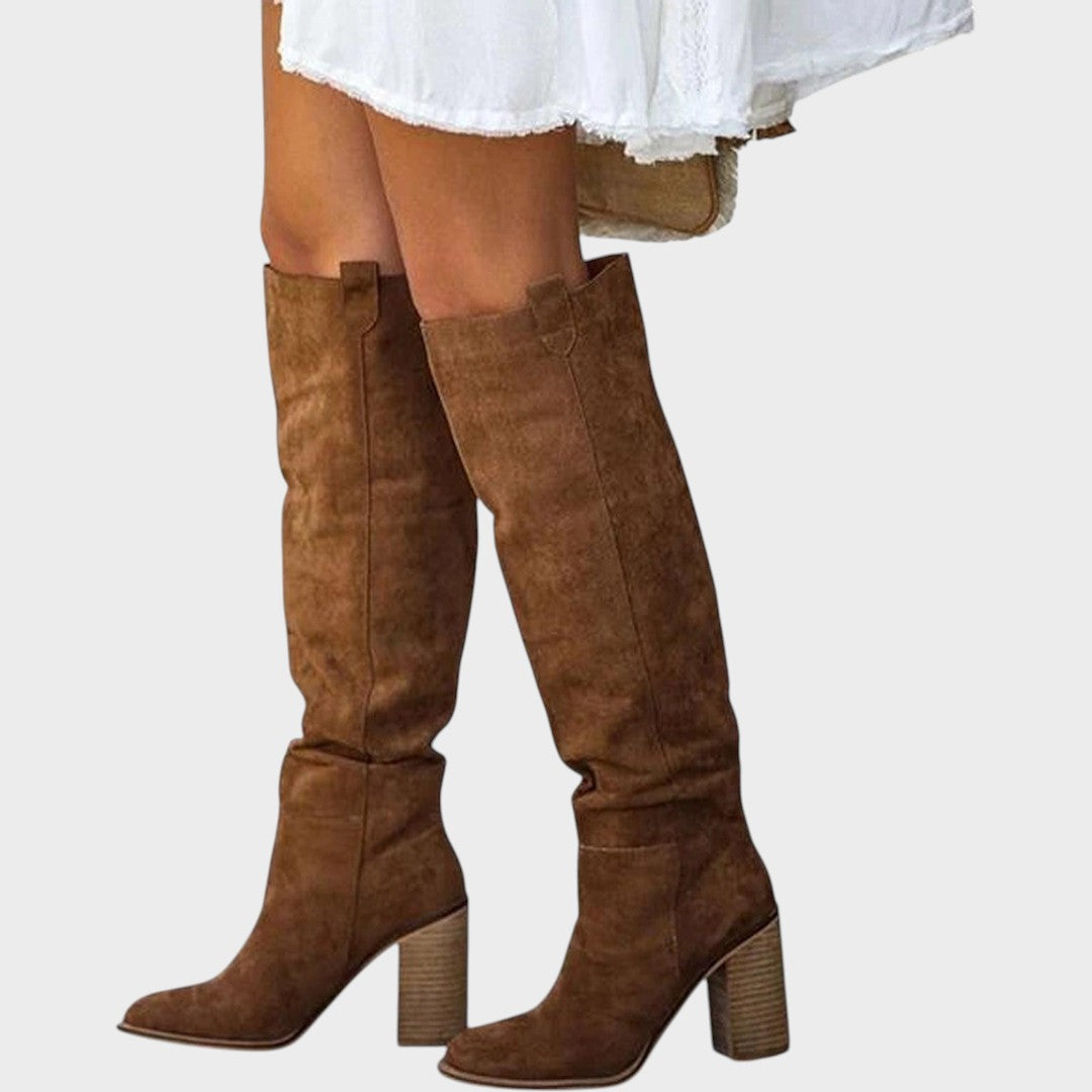 Diane | Botas de Caña Alta de Ante