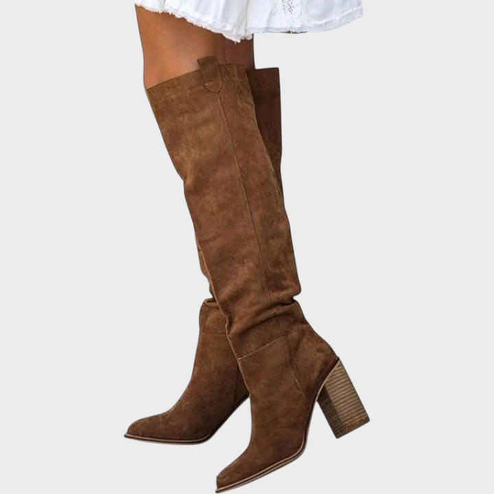 Diane | Botas de Caña Alta de Ante