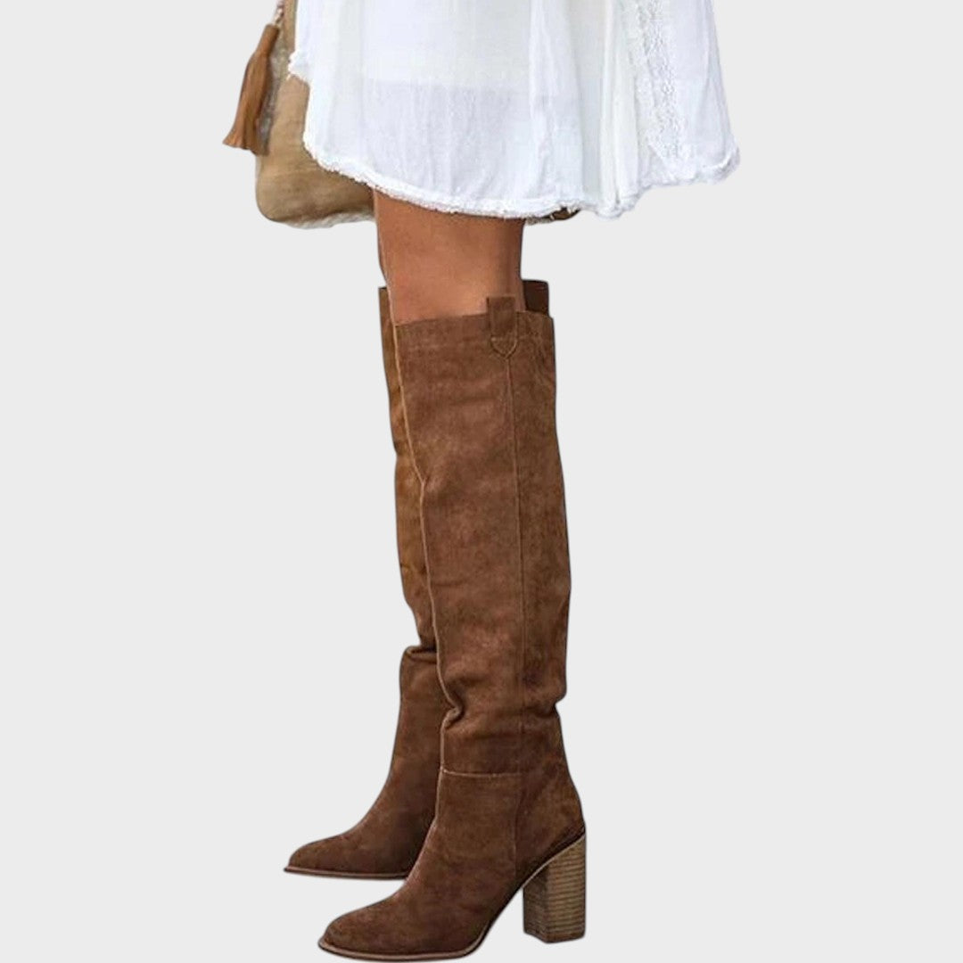 Diane | Botas de Caña Alta de Ante