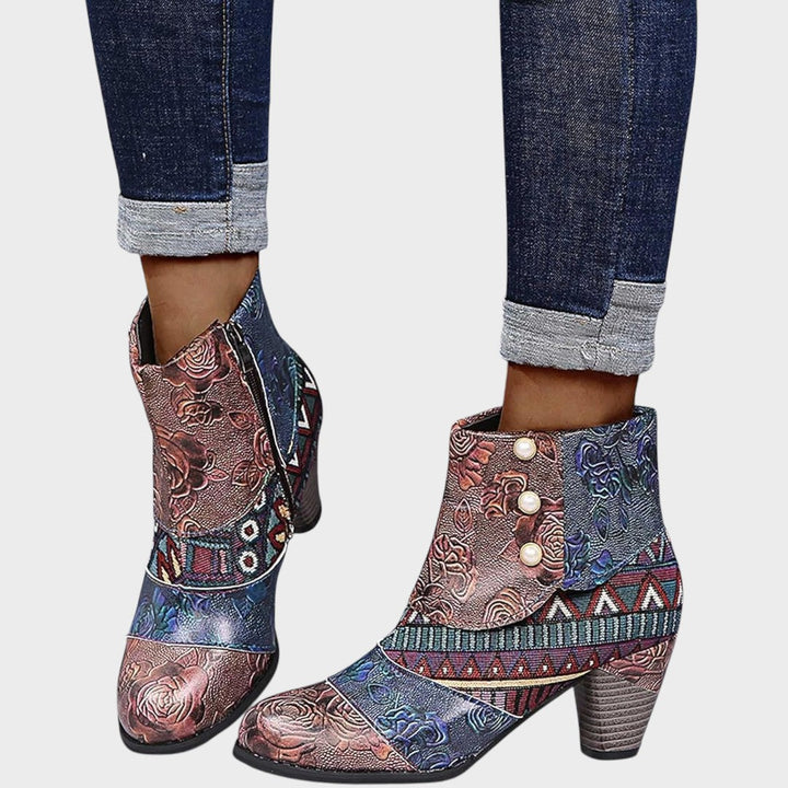 Mina | Botinetas Cortas con Estampado