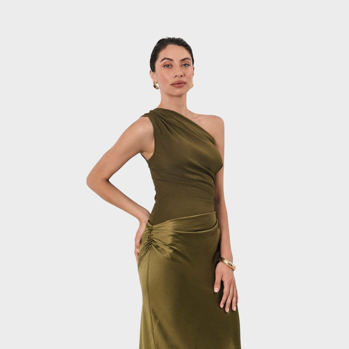 Mora | Vestido Elegante de Un Hombro
