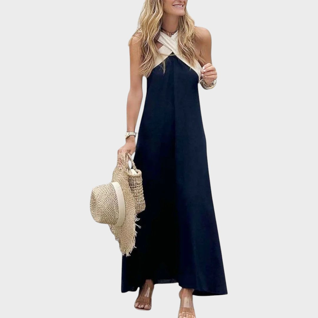 Ornella | Vestido con Escote Cruzado