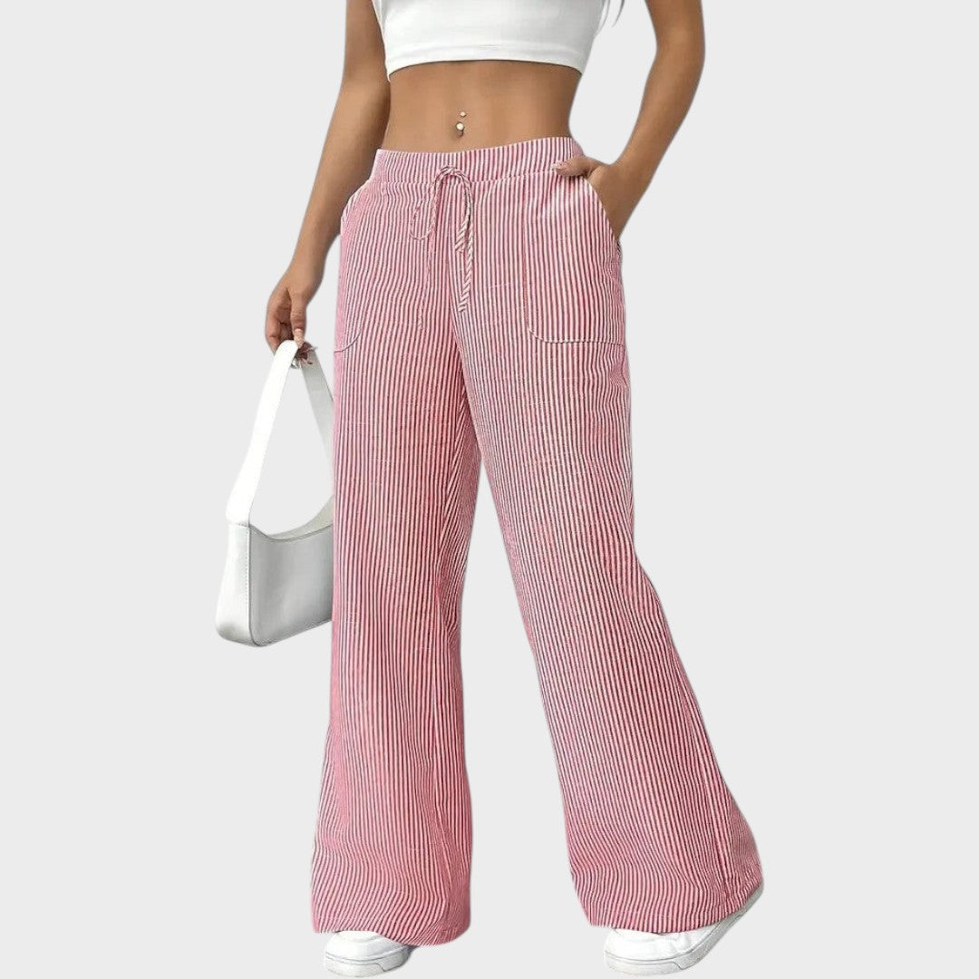 Andrea | Pantalón Ancho con Cordón Ajustable