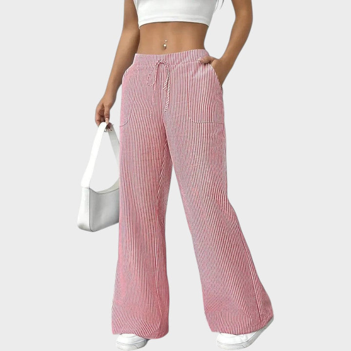 Andrea | Pantalón Ancho con Cordón Ajustable