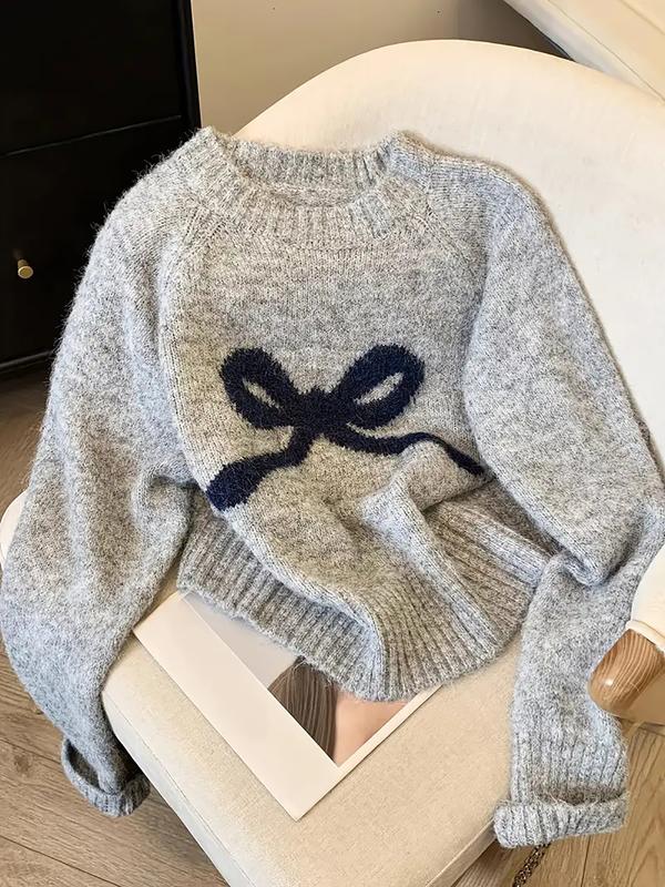 Cora | Suéter de Punto con Lazo Elegante para Otoño e Invierno