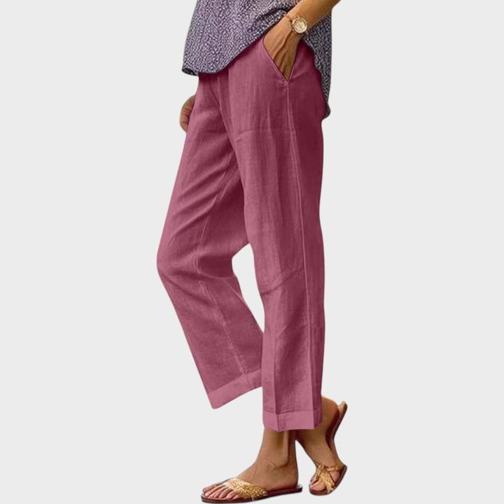 Agustina | Pantalón Liviano de Corte Recto