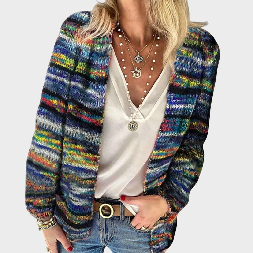 Catia | Cárdigan Multicolor Tejido
