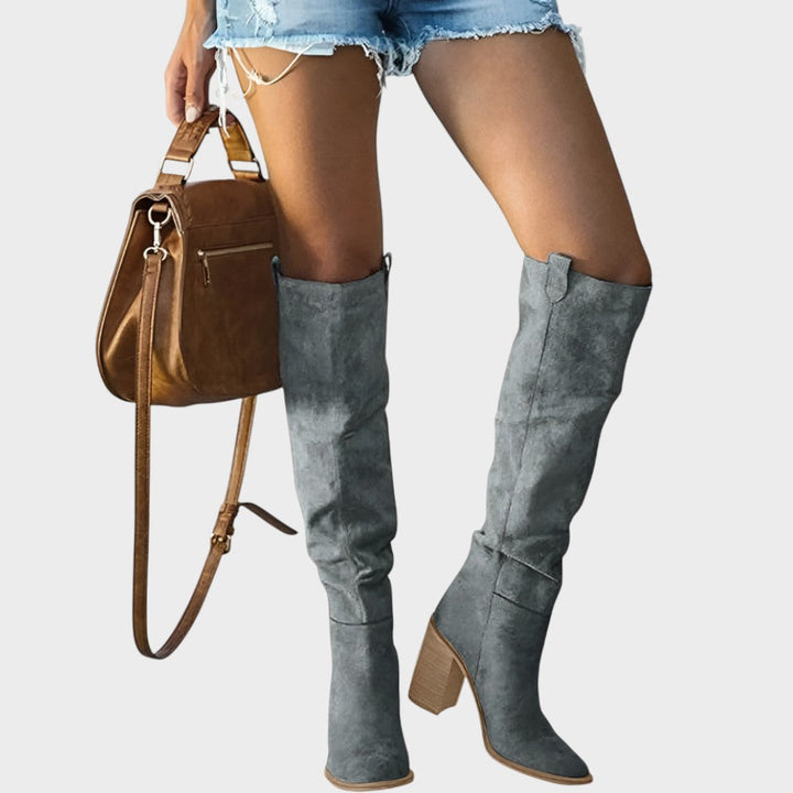 Diane | Botas de Caña Alta de Ante