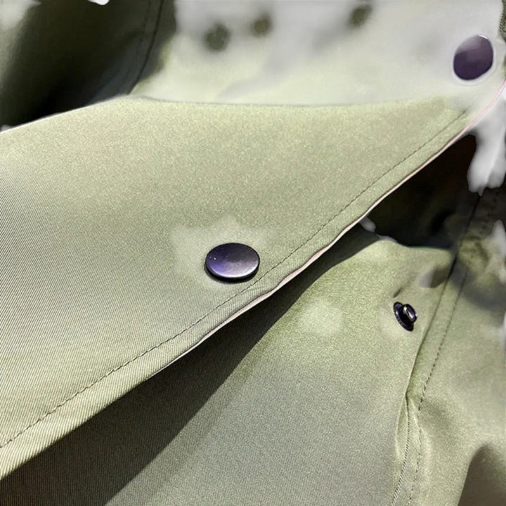 Roxana | Campera Impermeable con Cordón en la Cintura