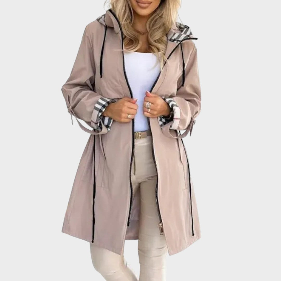 Romina | Gabardina Entallada con Capucha