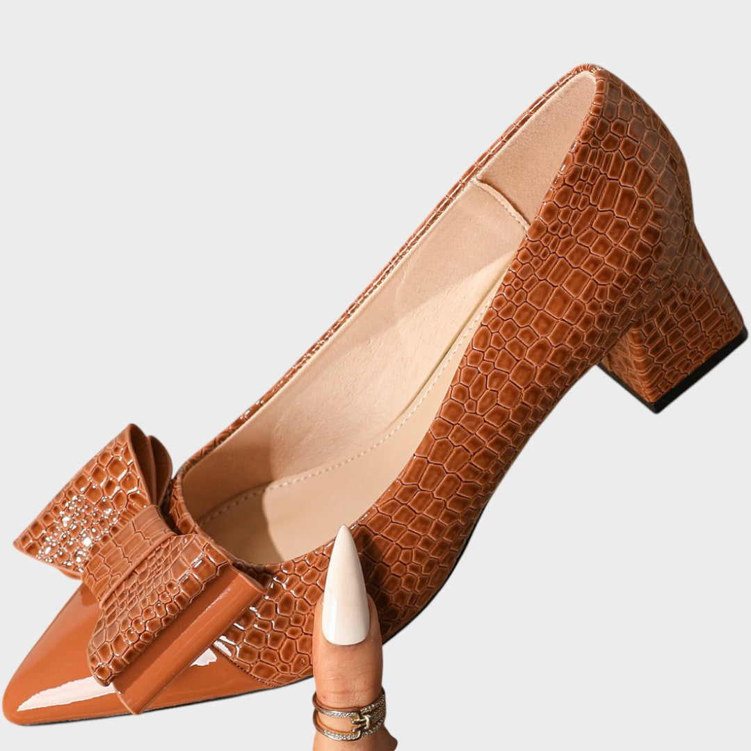Valencia | Zapatos de Taco con Moño
