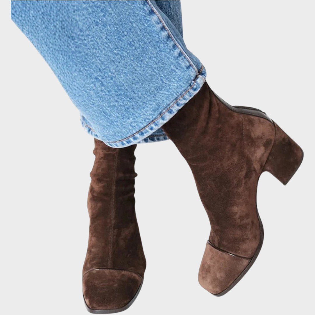 Veronique | Botas de Caña Alta de Ante