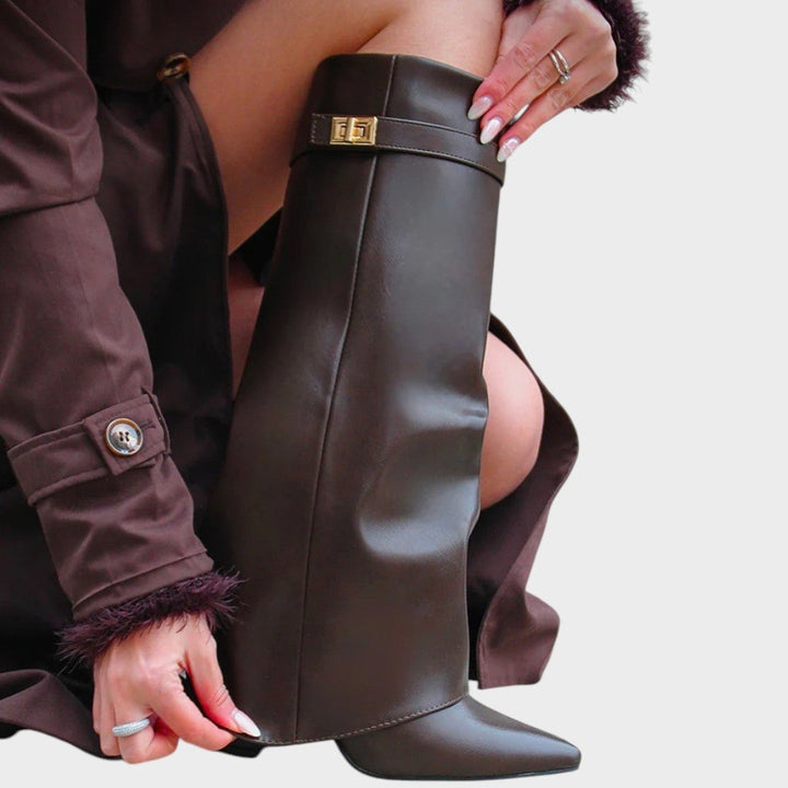 Luna | Botas de Cuero de Caña Alta