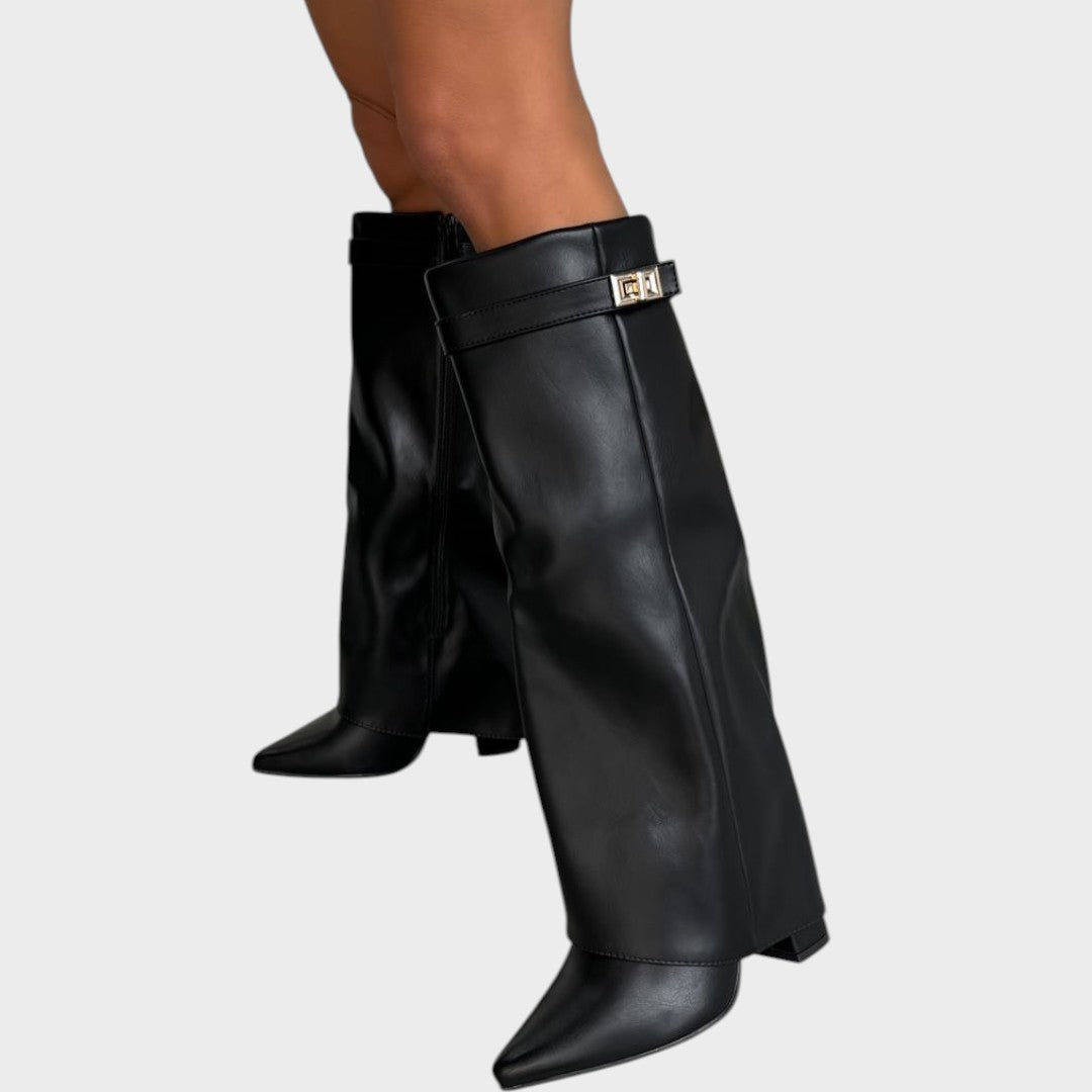 Luna | Botas de Cuero de Caña Alta