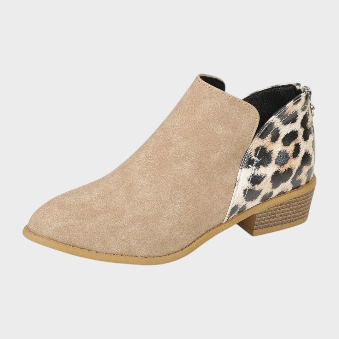Liora | Botinetas Ortopédicas con Estampado de Leopardo