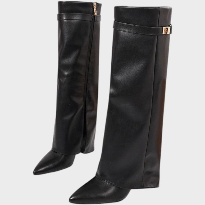 Luna | Botas de Cuero de Caña Alta