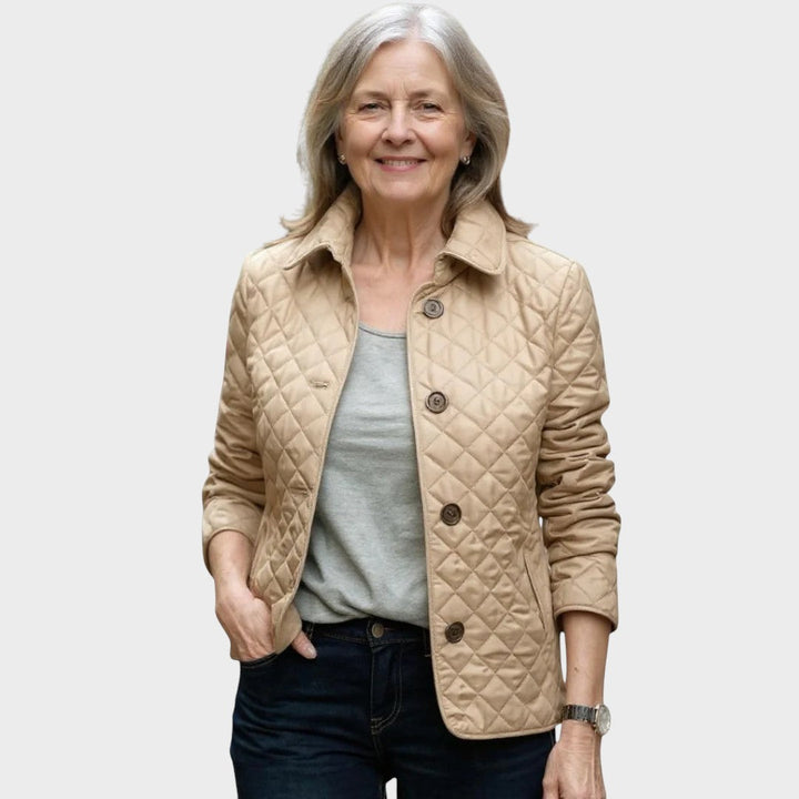 Tamara | Campera Acolchada con Costura en Rombos