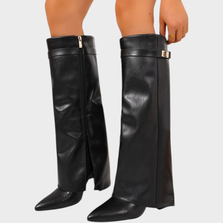 Luna | Botas de Cuero de Caña Alta