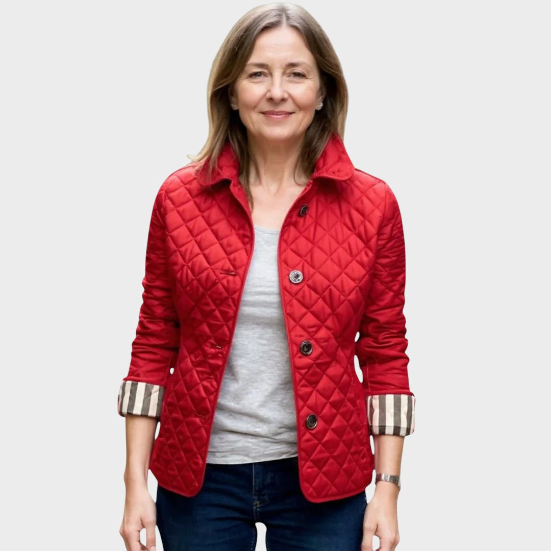 Tamara | Campera Acolchada con Costura en Rombos