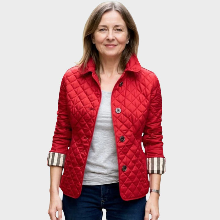Tamara | Campera Acolchada con Costura en Rombos