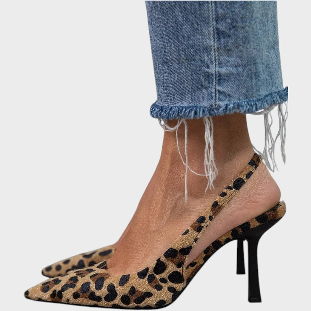 Samba | Stilettos con Estampado de Leopardo
