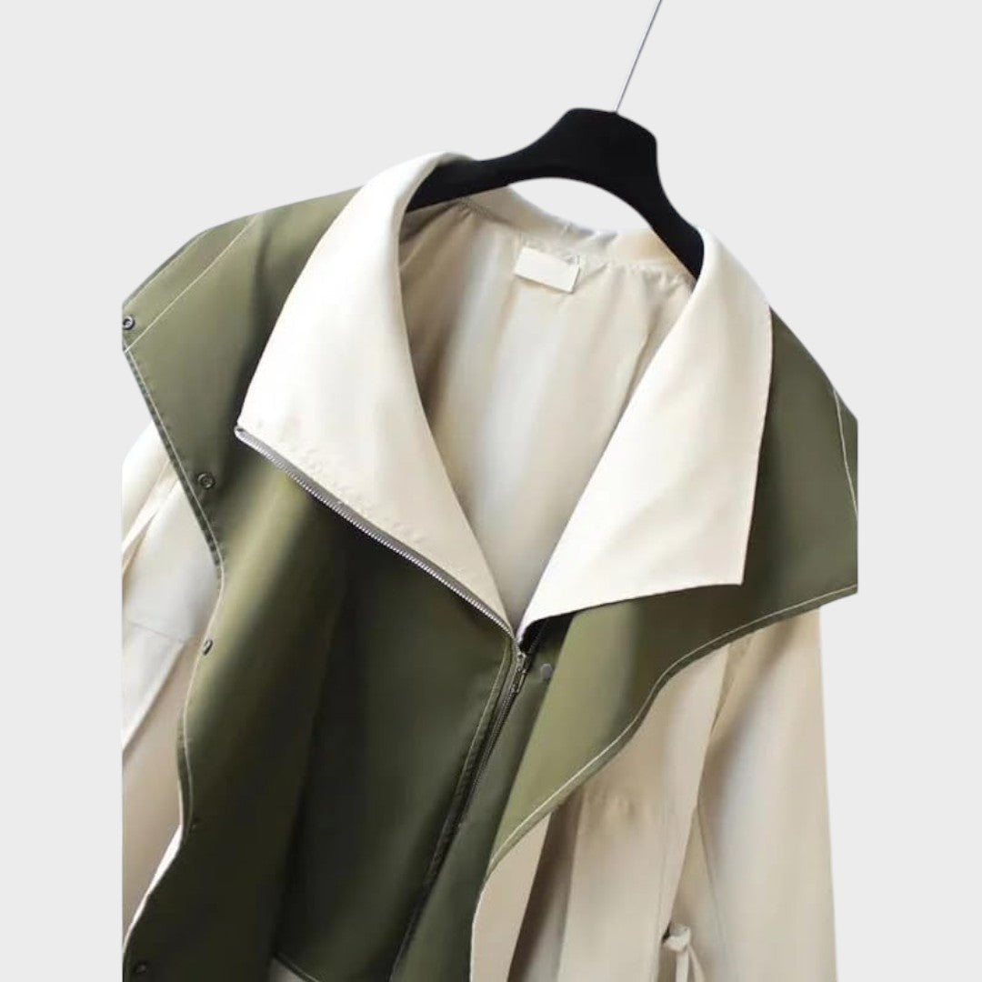 Roxana | Campera Impermeable con Cordón en la Cintura