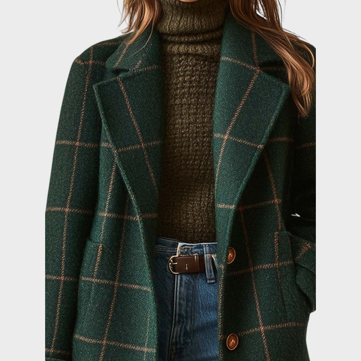 Nina | Abrigo a Cuadros de Tweed