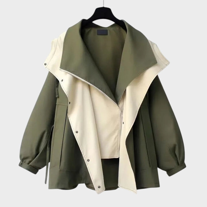 Roxana | Campera Impermeable con Cordón en la Cintura