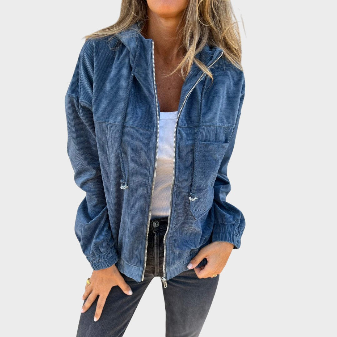 Ivonne | Campera de Pana con Capucha