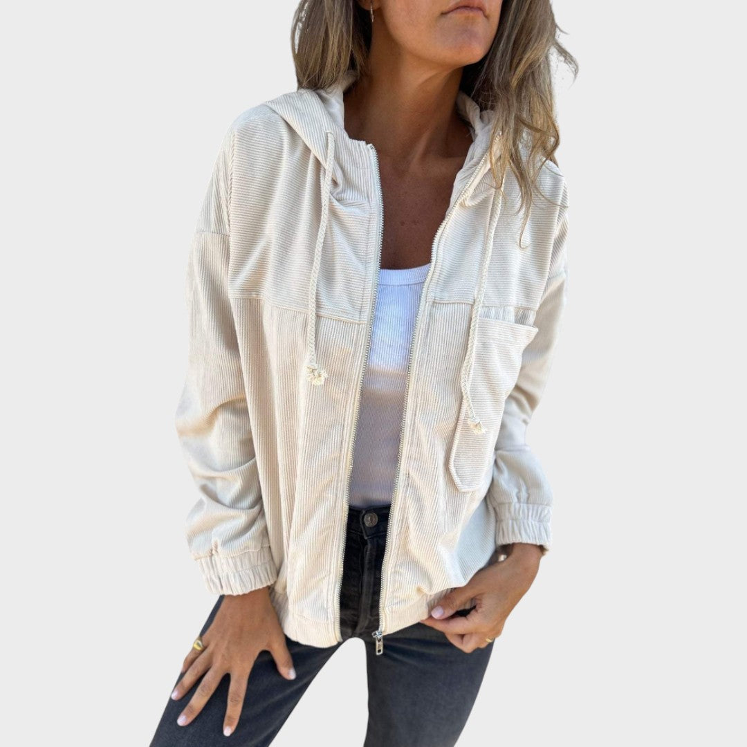 Ivonne | Campera de Pana con Capucha