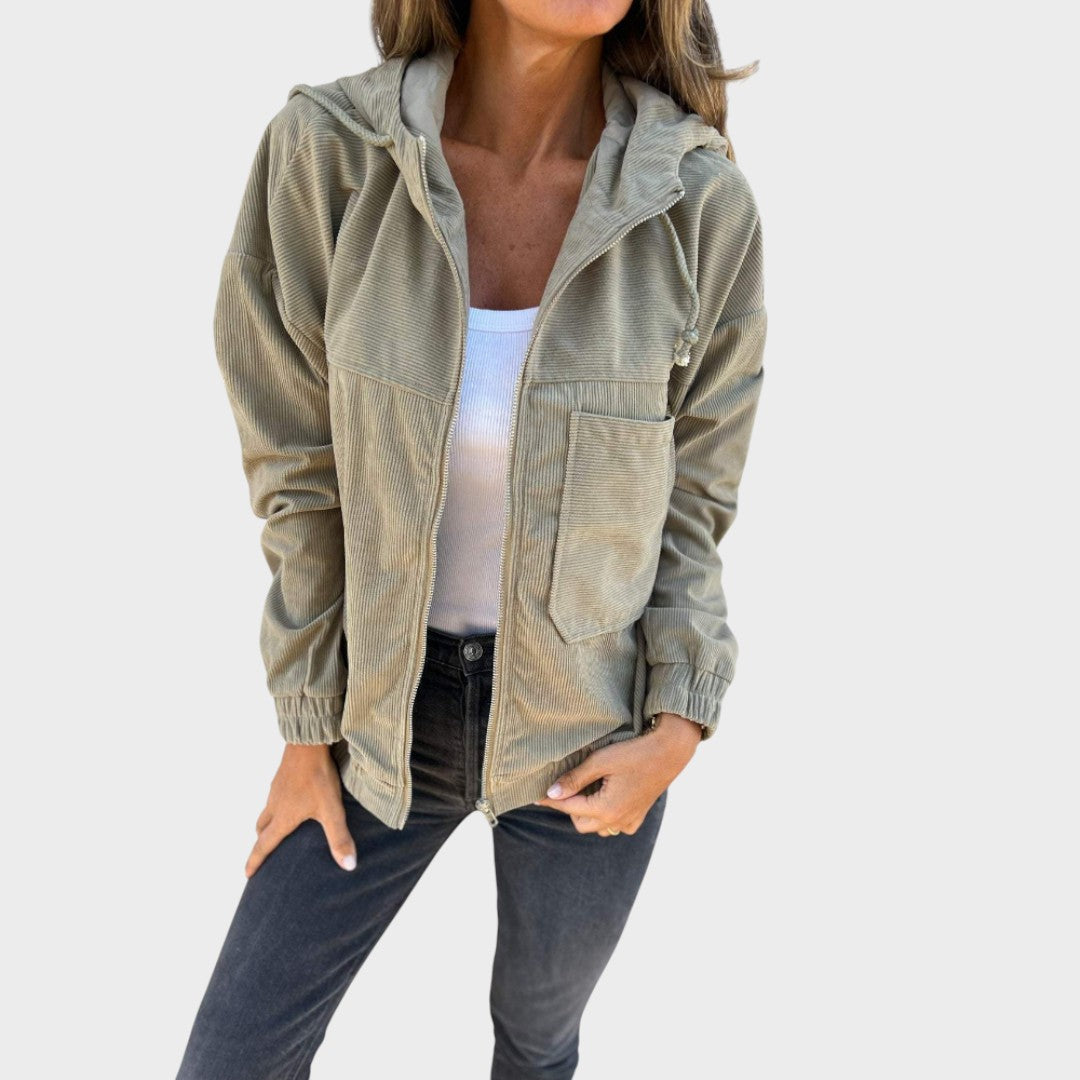 Ivonne | Campera de Pana con Capucha
