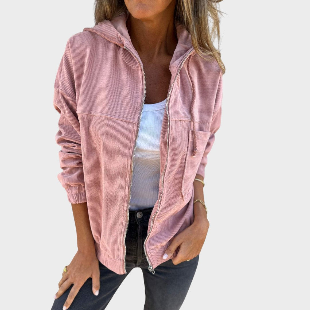 Ivonne | Campera de Pana con Capucha