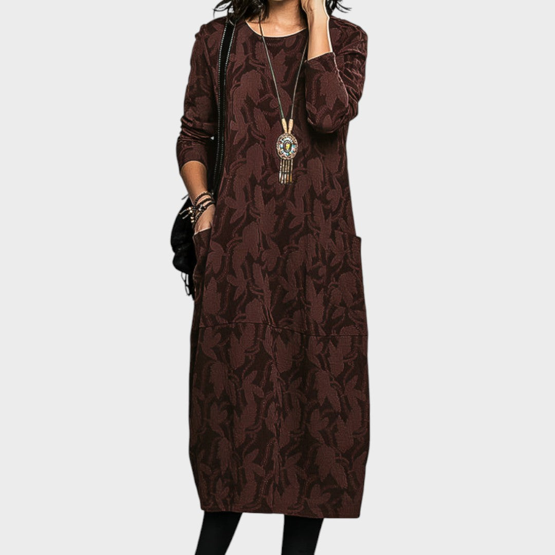 Rufina | Vestido Elegante de Manga Larga