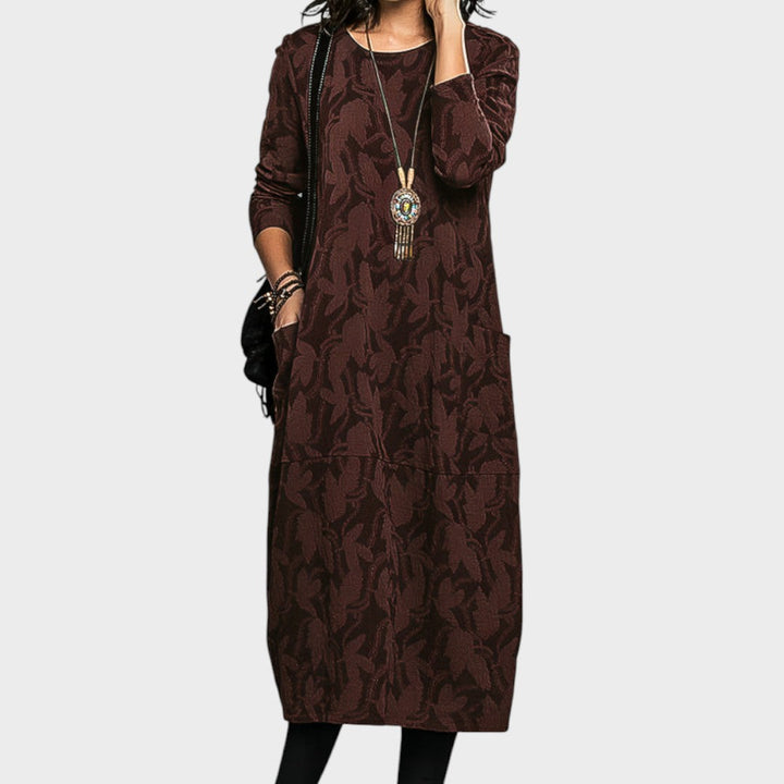 Rufina | Vestido Elegante de Manga Larga
