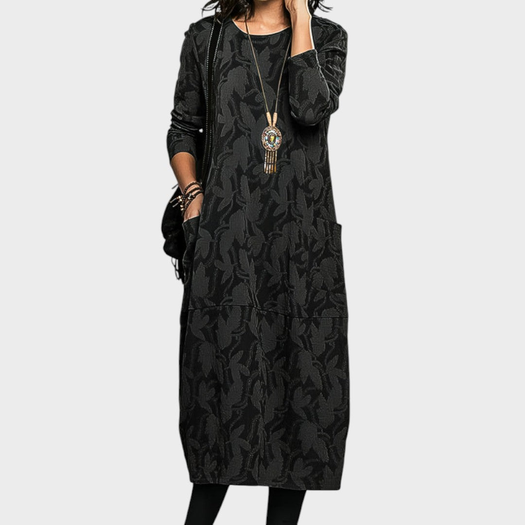 Rufina | Vestido Elegante de Manga Larga