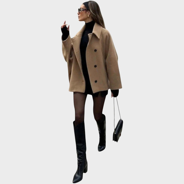 Johana | Abrigo Oversize Tipo Lana