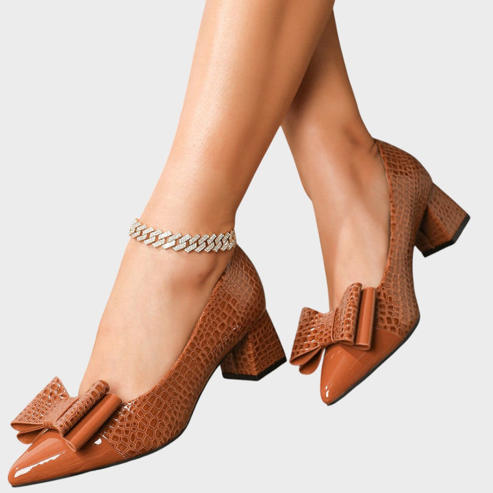 Valencia | Zapatos de Taco con Moño