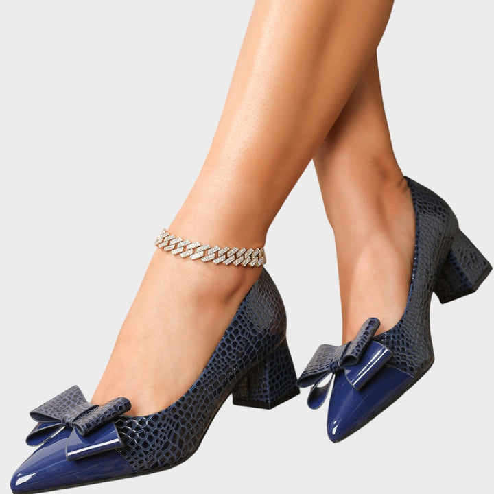 Valencia | Zapatos de Taco con Moño