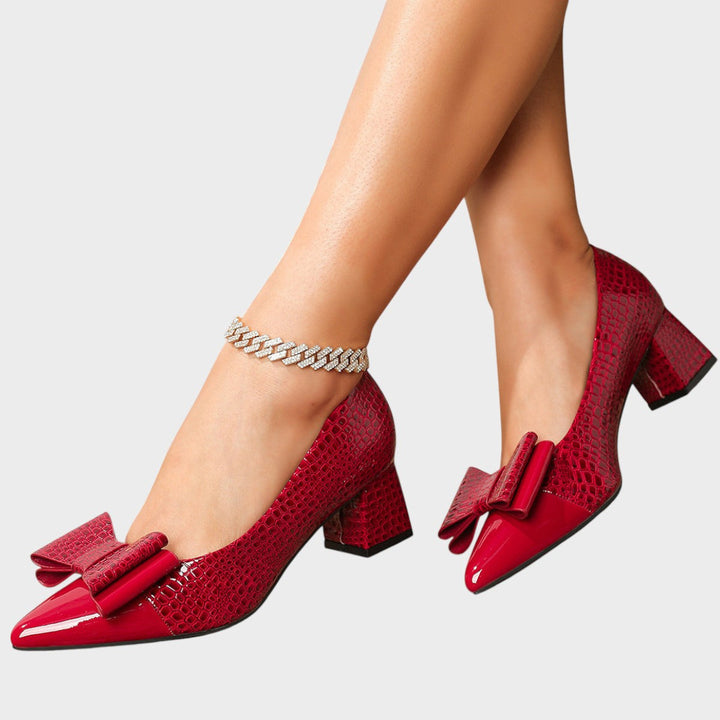Valencia | Zapatos de Taco con Moño